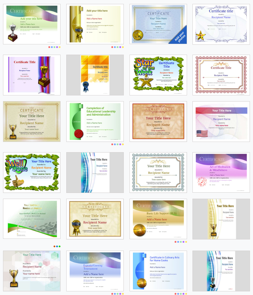 AwardBox - Free Certificate Templates